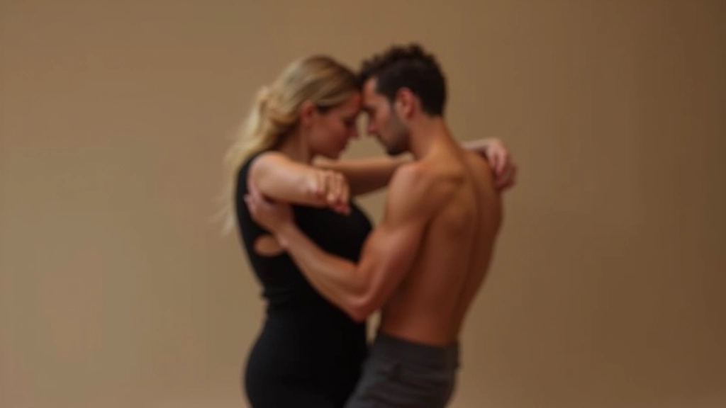 Dancers demonstrating proper posture and frame in salsa dancing at a social venue